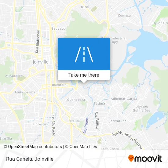Rua Canela map