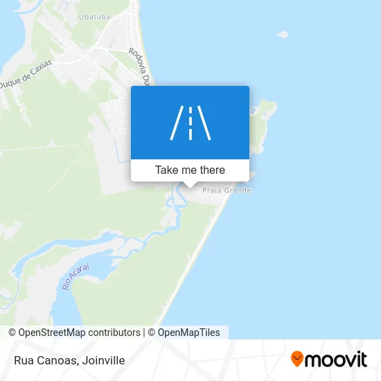 Rua Canoas map
