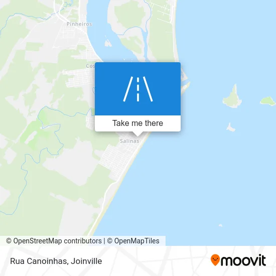 Rua Canoinhas map