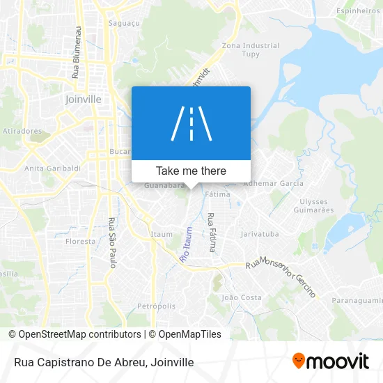 Rua Capistrano De Abreu map
