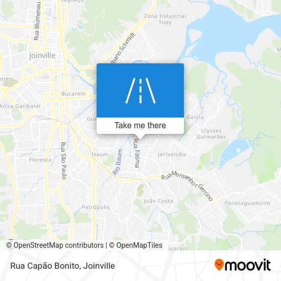 Rua Capão Bonito map