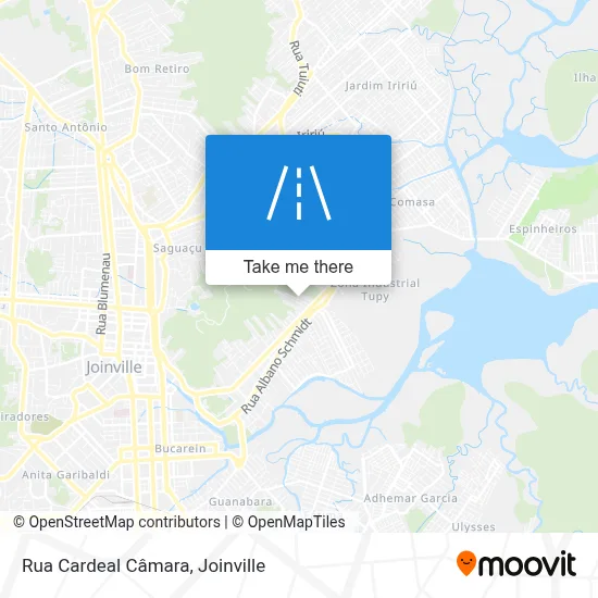 Rua Cardeal Câmara map