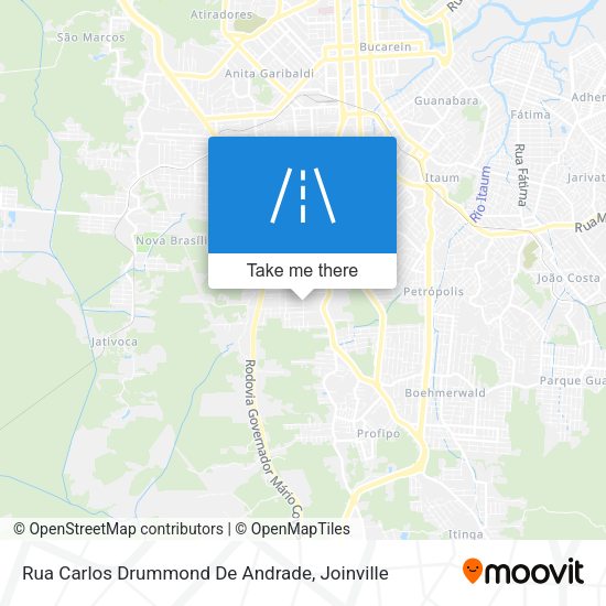 Rua Carlos Drummond De Andrade map
