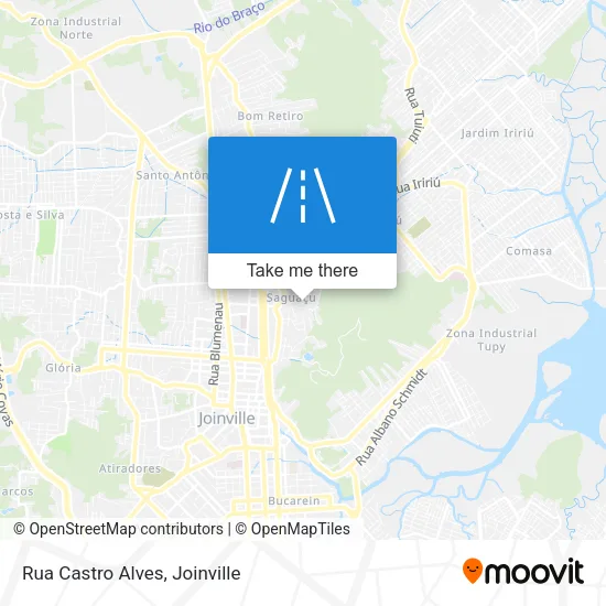 Rua Castro Alves map