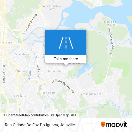 Rua Cidade De Foz Do Iguaçu map