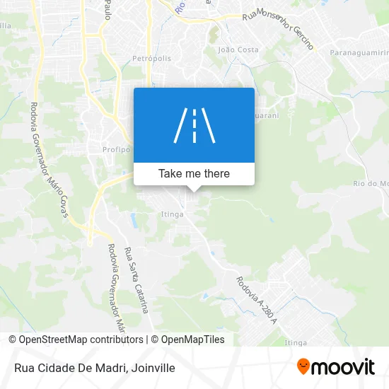 Rua Cidade De Madri map