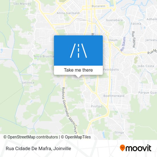 Rua Cidade De Mafra map