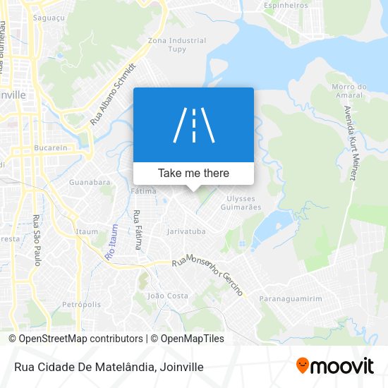 Rua Cidade De Matelândia map