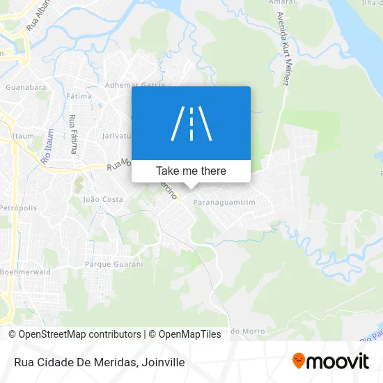 Rua Cidade De Meridas map