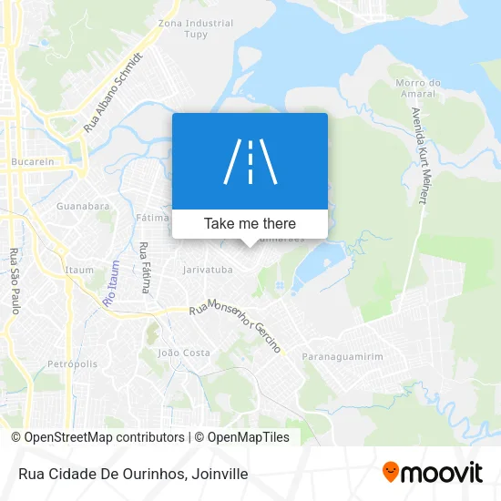 Rua Cidade De Ourinhos map