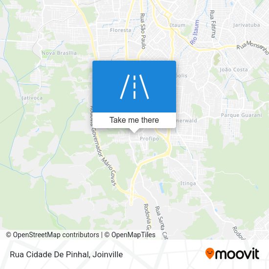 Rua Cidade De Pinhal map