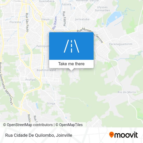 Rua Cidade De Quilombo map