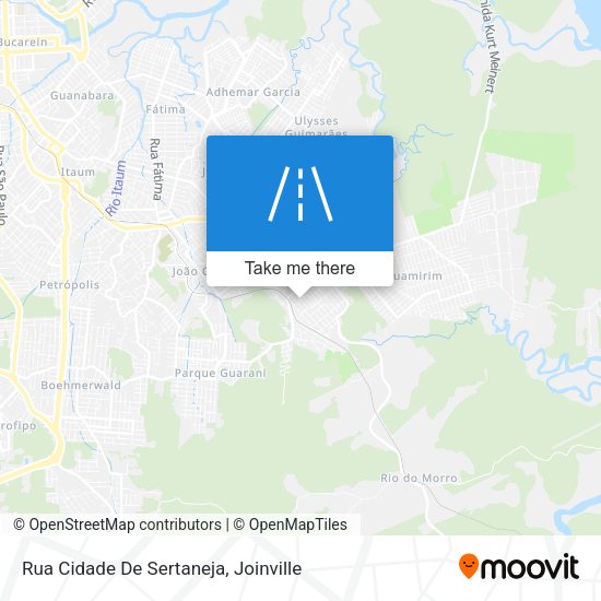 Rua Cidade De Sertaneja map