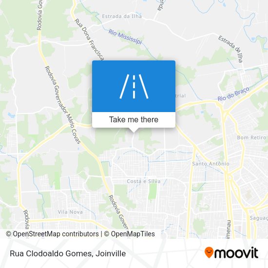 Rua Clodoaldo Gomes map