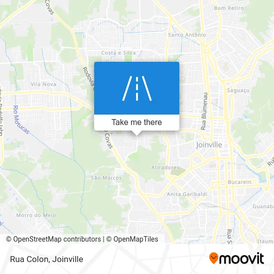 Rua Colon map