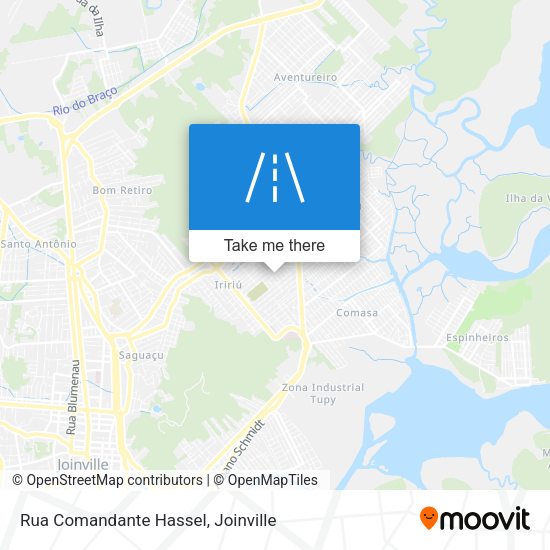 Rua Comandante Hassel map