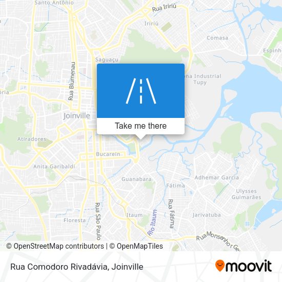 Rua Comodoro Rivadávia map