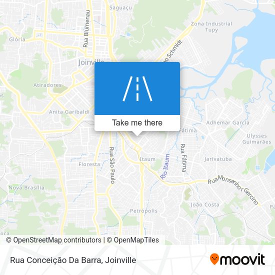 Rua Conceição Da Barra map