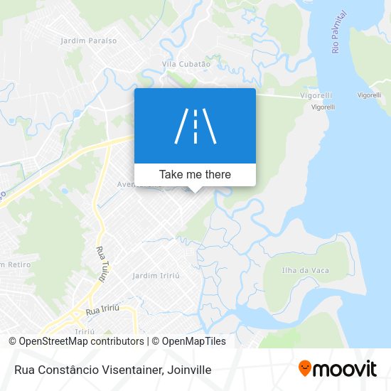 Rua Constâncio Visentainer map