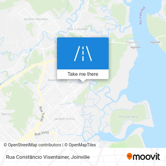 Rua Constâncio Visentainer map