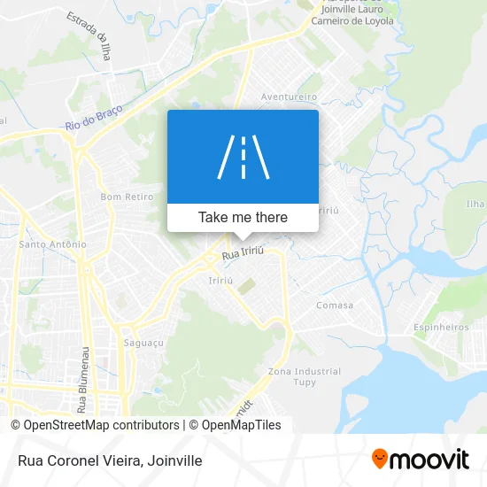 Rua Coronel Vieira map
