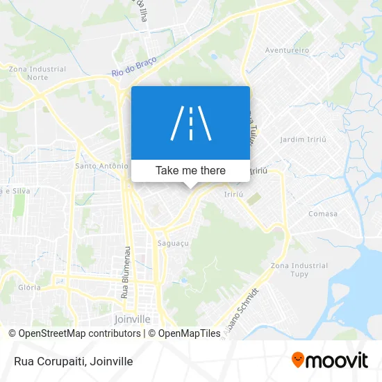 Rua Corupaiti map