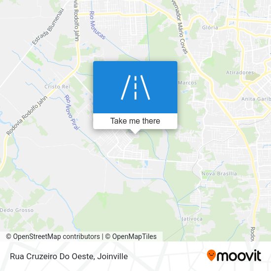 Rua Cruzeiro Do Oeste map