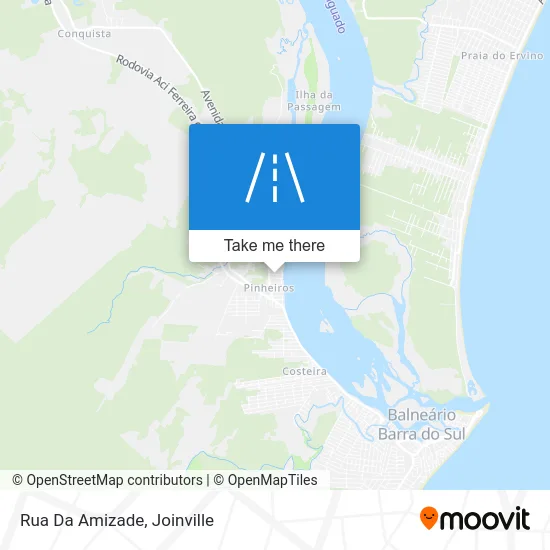 Rua Da Amizade map
