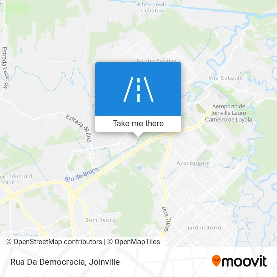 Rua Da Democracia map