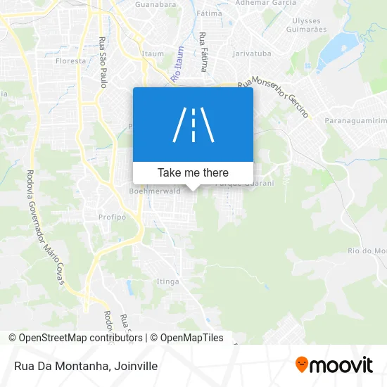 Rua Da Montanha map