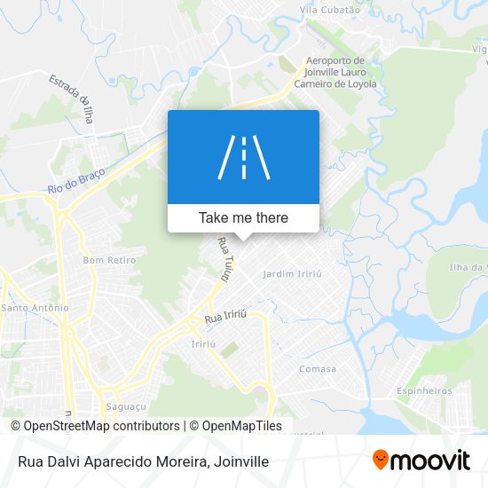 Rua Dalvi Aparecido Moreira map