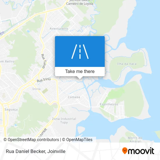 Rua Daniel Becker map