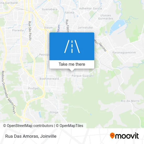 Rua Das Amoras map