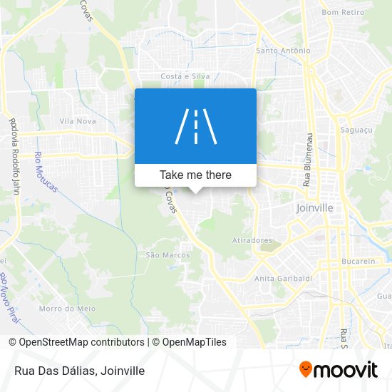 Rua Das Dálias map