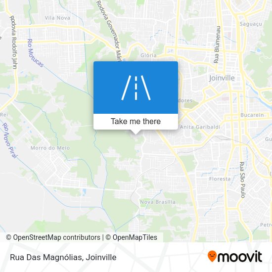Rua Das Magnólias map