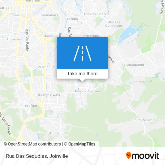 Rua Das Sequóias map