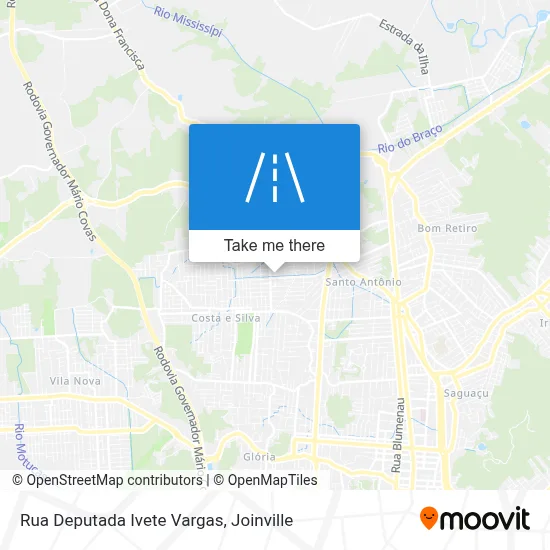 Rua Deputada Ivete Vargas map