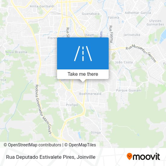 Rua Deputado Estivalete Pires map