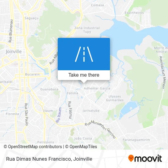 Rua Dimas Nunes Francisco map
