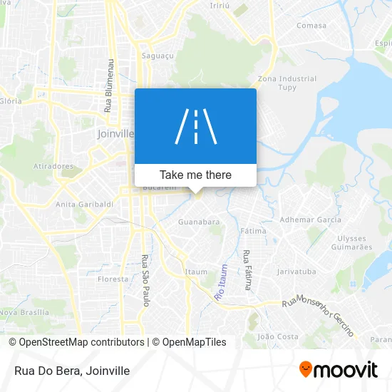 Rua Do Bera map