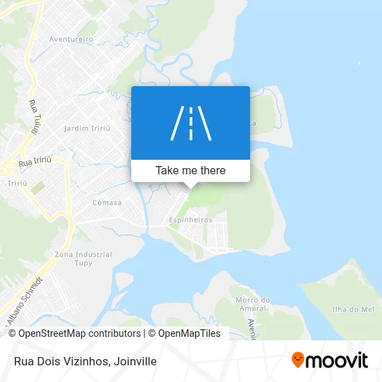 Rua Dois Vizinhos map