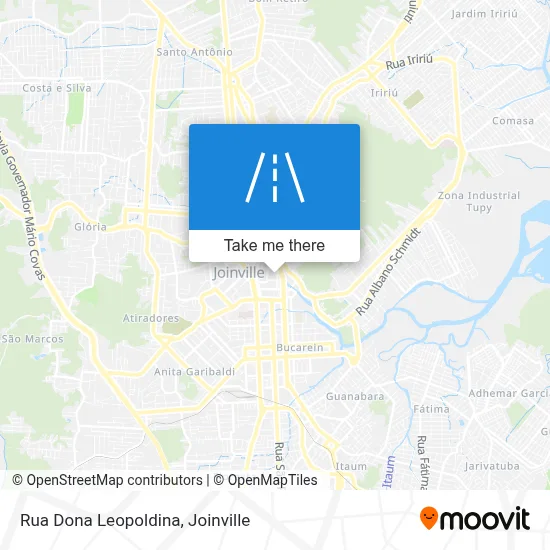 Rua Dona Leopoldina map