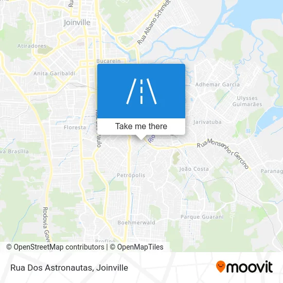 Rua Dos Astronautas map