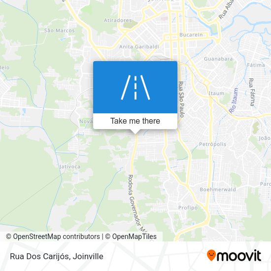 Rua Dos Carijós map
