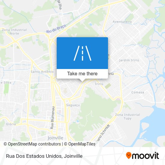 Rua Dos Estados Unidos map