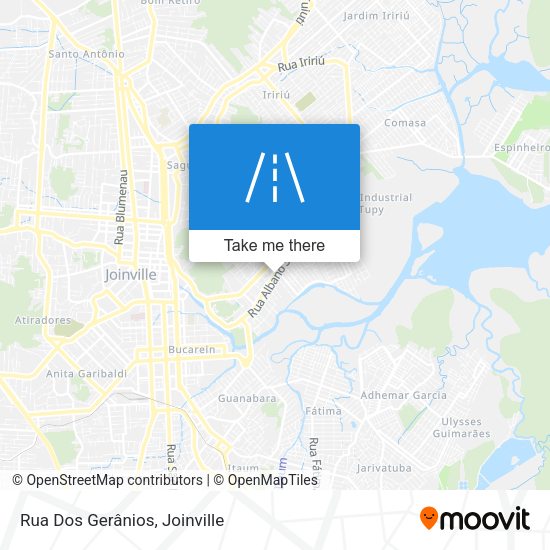 Rua Dos Gerânios map
