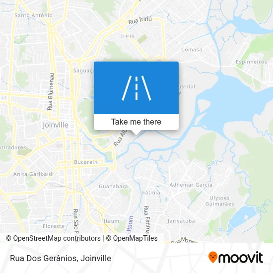 Rua Dos Gerânios map