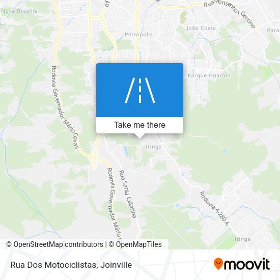 Rua Dos Motociclistas map