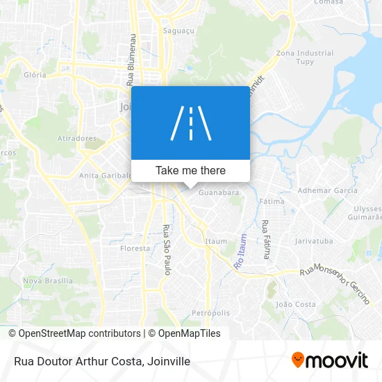 Rua Doutor Arthur Costa map