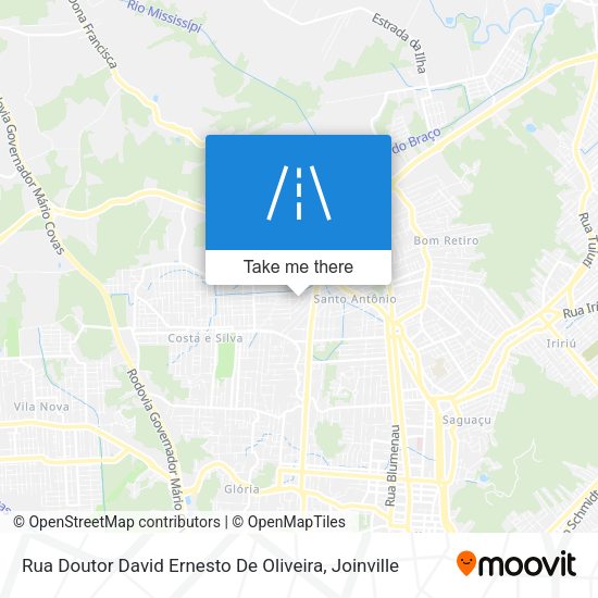 Rua Doutor David Ernesto De Oliveira map